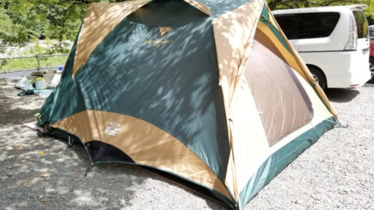 家族4人で快適なサイズの多機能テント〜コールマン タフワイドドーム 